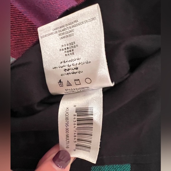 🤍 BCBGeneration 🤍 plaid multicolor mini skirt w/ welt pocket accents - size 6 - Picture 7 of 7